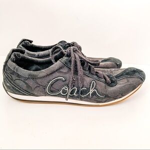 Coach black and grey sneakers - SZ 9.5/10
